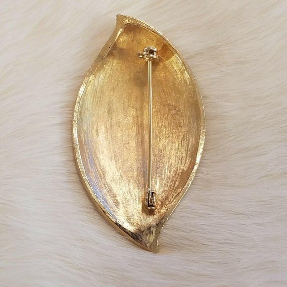 VIntage Full Stem Flower Brooch 4355 - Picture 6 of 8